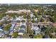 Aerial view showing home's location near Thornton Park and Washington Street at 123 N Hyer Ave, Orlando, FL 32801