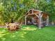 Relaxing pergola with outdoor seating in the backyard at 123 N Hyer Ave, Orlando, FL 32801