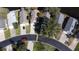 Curved street with houses and parked cars at 138 Meadow Blvd, Sanford, FL 32771