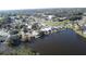 Aerial view of lakefront neighborhood at 138 Meadow Blvd, Sanford, FL 32771