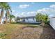 Spacious backyard featuring a screened pool at 1413 Evangeline Ave, Orlando, FL 32809