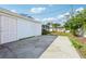 Spacious backyard with patio and shed at 1413 Evangeline Ave, Orlando, FL 32809