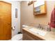 Simple bathroom with single vanity and toilet at 1432 Libby Rd, Babson Park, FL 33827