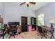 Home office with two desks, bookcases, and window at 1715 Concert Rd, Deltona, FL 32738