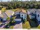 Aerial view of a two-story house with a brown tile roof at 1861 Goblet Cove St, Kissimmee, FL 34746