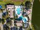 Community pool with lap lanes and leisure areas at 1861 Goblet Cove St, Kissimmee, FL 34746