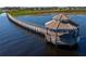 Community gazebo located on a pier overlooking the water at 1861 Goblet Cove St, Kissimmee, FL 34746