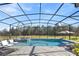 Inviting swimming pool with spa and screened enclosure at 1861 Goblet Cove St, Kissimmee, FL 34746