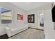 Sitting room with white sofa and window at 1954 Filly Trl, Oviedo, FL 32765