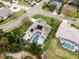 House with pool and solar panels on the roof at 237 Hazeltine Dr, Debary, FL 32713