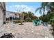 Relaxing fire pit patio with seating area and landscaping at 237 Hazeltine Dr, Debary, FL 32713