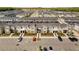 Aerial view of townhomes and parking lot at 2600 Reading Trl, Kissimmee, FL 34746