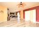 Open dining area adjacent to kitchen, with hardwood floors at 2642 Maggiore Cir, Kissimmee, FL 34746