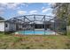 Inviting screened pool with ample backyard space at 3107 S Park Ave, Sanford, FL 32773