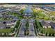 Community aerial view, highlighting the pool, lake, and neighborhood layout at 3333 Wauseon Dr, St Cloud, FL 34772