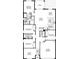 Detailed floor plan showcasing the layout of this home with four bedrooms and a 2-car garage at 3333 Wauseon Dr, St Cloud, FL 34772