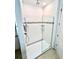 Updated shower with tile surround and glass door at 3333 Wauseon Dr, St Cloud, FL 34772