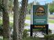 SunRail station sign with parking directions at 407 Parson Brown Way, Longwood, FL 32750