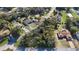 Aerial view of a vacant lot in a residential neighborhood at 43 Dahlia Dr, Debary, FL 32713