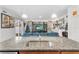 Kitchen with granite countertops and stainless steel sink at 671 Bloom Ter, Davenport, FL 33837