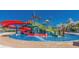 Colorful water playground with slides and splash features at 7697 Fairfax Dr, Kissimmee, FL 34747