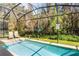 Private enclosed pool with plenty of space for lounging at 8882 Candy Palm Rd, Kissimmee, FL 34747