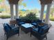 Relaxing poolside patio furniture with views of the pool at 1351 Venezia Ct # 304, Davenport, FL 33896