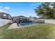 Private fenced-in pool and backyard at 1449 Ashdown Ct, Sanford, FL 32771