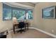 Bright home office featuring a bay window and workspace at 148 Calliope St, Ocoee, FL 34761