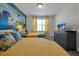 Simpsons themed bedroom with twin beds at 1552 Carey Palm Cir, Kissimmee, FL 34747