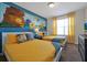 Simpsons themed bedroom with twin beds at 1552 Carey Palm Cir, Kissimmee, FL 34747