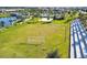 Community soccer field with goals and bleachers at 1552 Carey Palm Cir, Kissimmee, FL 34747