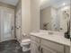 Simple bathroom with single vanity and shower at 17608 Sailfin Dr, Orlando, FL 32820