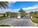 Gated entrance to the Lake Pickett community at 17608 Sailfin Dr, Orlando, FL 32820