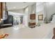 Kitchen features a breakfast bar and modern countertops at 2058 Newtown Rd, Groveland, FL 34736