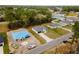 Aerial view showcasing the new home's location within a developing community at 6579 Sw 132Nd St, Ocala, FL 34473