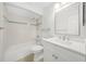 Clean bathroom with bathtub, shower, and modern vanity at 8133 Citrus Chase Dr, Orlando, FL 32836