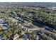 Aerial view showing home's location in quiet neighborhood at 856 La Gran Via Lane, Apopka, FL 32703