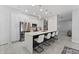 Modern kitchen with breakfast bar and white cabinetry at 14742 Masthead Landing Cir, Winter Garden, FL 34787