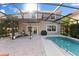 Large screened-in pool and patio area at 14742 Masthead Landing Cir, Winter Garden, FL 34787