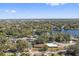 Aerial view of house and neighborhood, near lake at 1613 Oriole Ave, Orlando, FL 32803