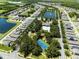 Large community with tennis courts, pool and lake at 2340 Grasmere View S Pkwy, Kissimmee, FL 34746