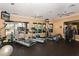 Community fitness center with treadmills, elliptical machines, and weight equipment at 2715 Manesty Ln, Kissimmee, FL 34747