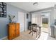 Kitchen nook with table and chairs, looking toward backyard at 332 Apopka Hills Cir, Apopka, FL 32703