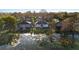 Aerial view of lakefront property and neighborhood at 58 Bonita Rd, Debary, FL 32713