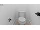 Small bathroom with toilet and modern fixtures at 58 Bonita Rd, Debary, FL 32713