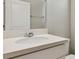 Simple bathroom with single vanity and a toilet at 597 Lost Shaker Way, Daytona Beach, FL 32124