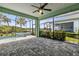 Screened pool area with spa and paver deck at 597 Lost Shaker Way, Daytona Beach, FL 32124