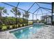 Relaxing screened pool and spa with open view at 597 Lost Shaker Way, Daytona Beach, FL 32124