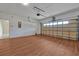 Garage interior with light brown floor and an open garage door at 605 Brightview Dr, Lake Mary, FL 32746